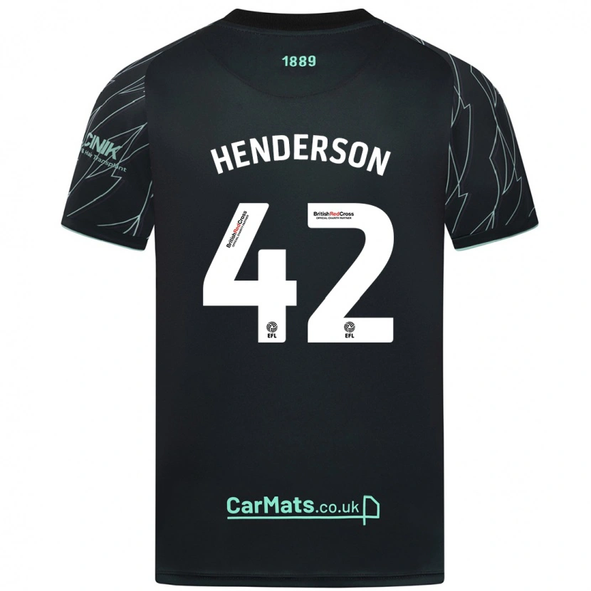 Danxen Kid Peyton Henderson #42 Black Green Away Jersey 2024/25 T-Shirt