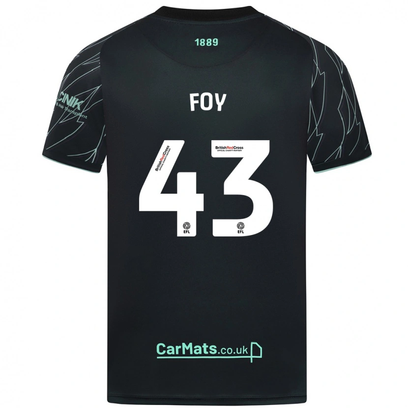 Danxen Kid Gus Foy #43 Black Green Away Jersey 2024/25 T-Shirt