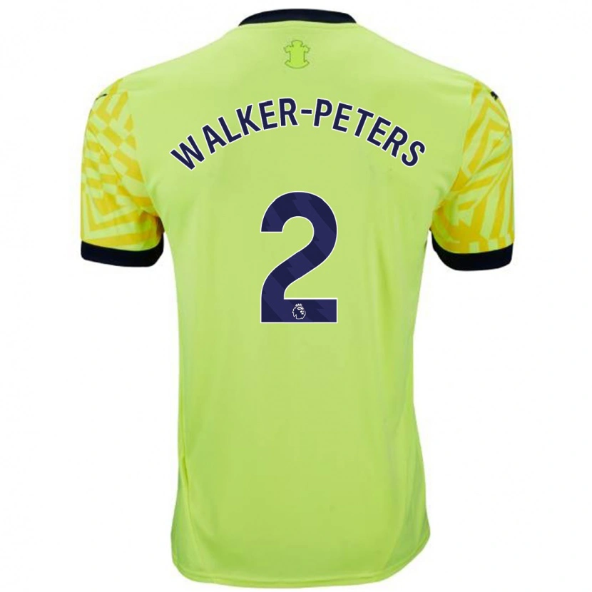 Danxen Kid Kyle Walker-Peters #2 Yellow Away Jersey 2024/25 T-Shirt