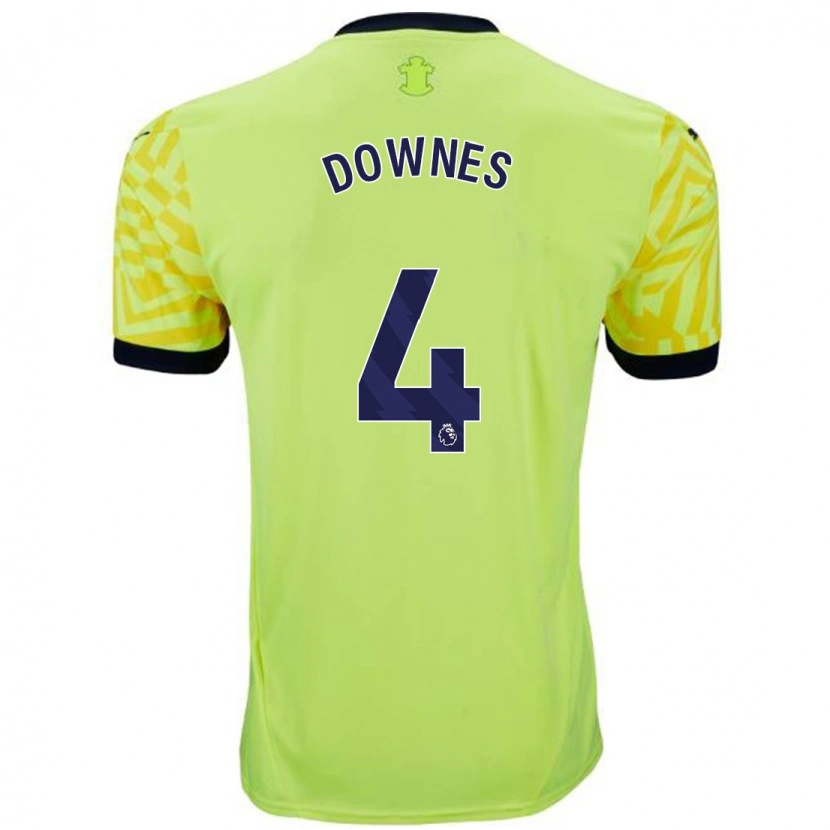 Danxen Kid Flynn Downes #4 Yellow Away Jersey 2024/25 T-Shirt