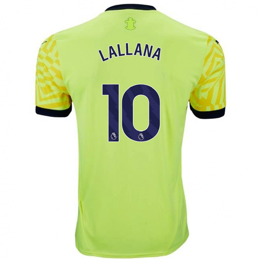 Danxen Kid Adam Lallana #10 Yellow Away Jersey 2024/25 T-Shirt