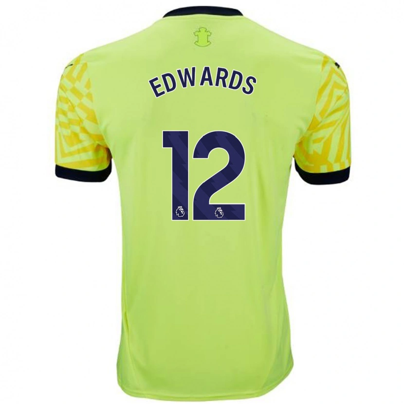 Danxen Kid Ronnie Edwards #12 Yellow Away Jersey 2024/25 T-Shirt