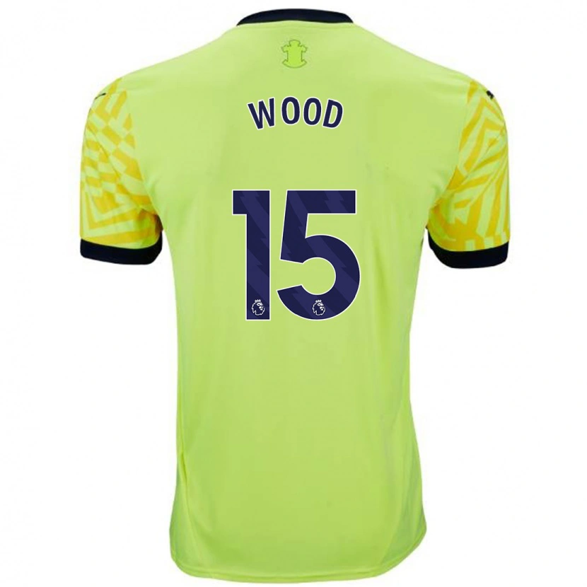 Danxen Kid Nathan Wood #15 Yellow Away Jersey 2024/25 T-Shirt