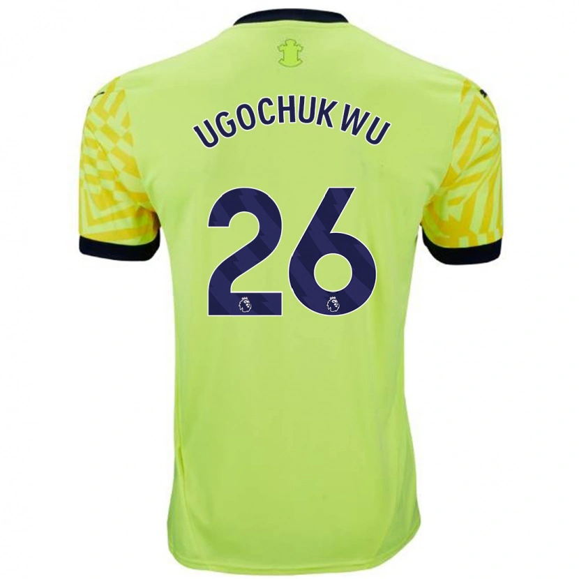 Danxen Kid Lesley Ugochukwu #26 Yellow Away Jersey 2024/25 T-Shirt