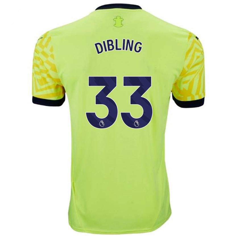 Danxen Kid Tyler Dibling #33 Yellow Away Jersey 2024/25 T-Shirt