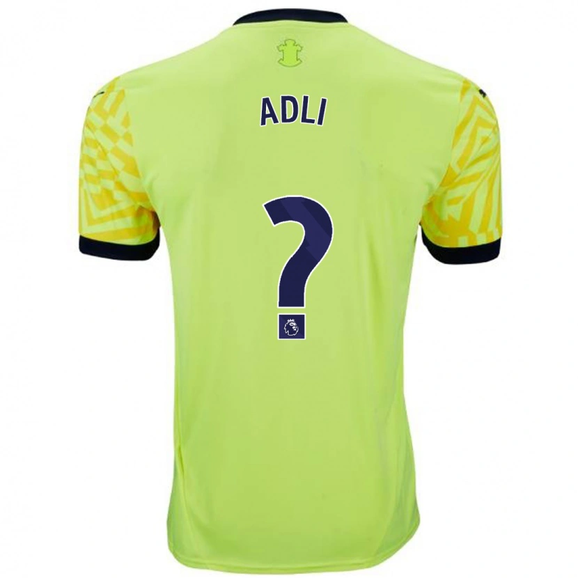 Danxen Kid Mohamed Adli #0 Yellow Away Jersey 2024/25 T-Shirt