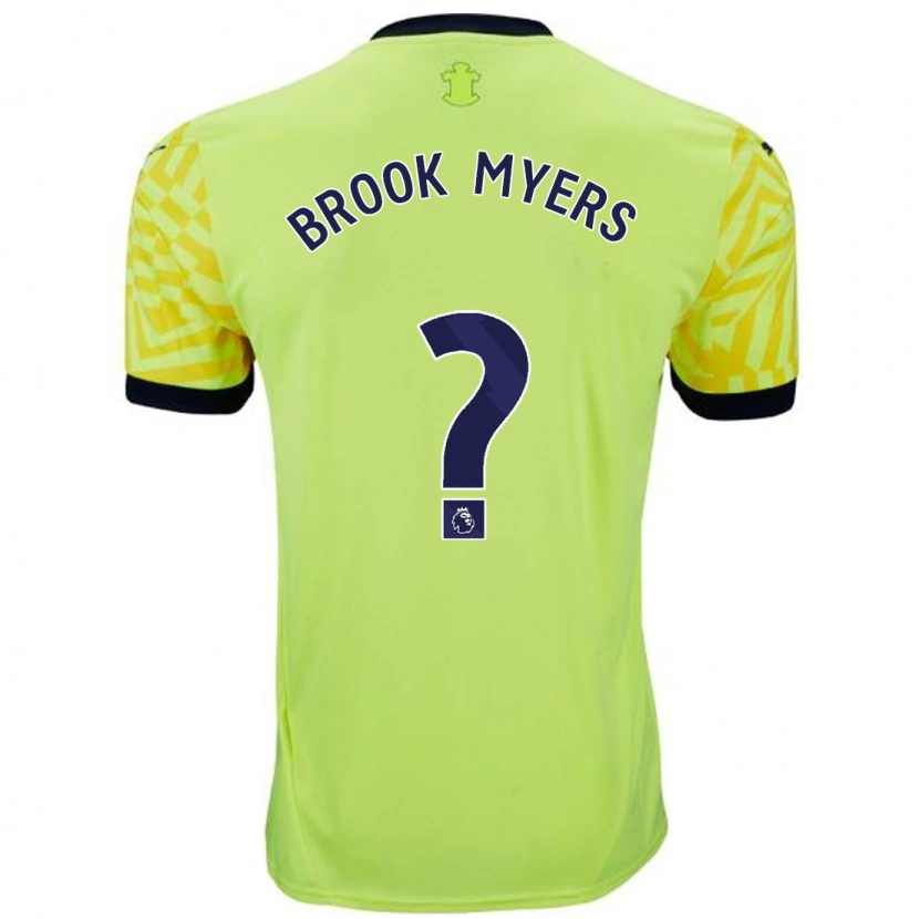 Danxen Kid Brook Myers #0 Yellow Away Jersey 2024/25 T-Shirt