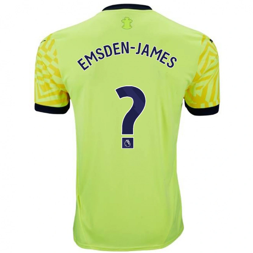 Danxen Kid Harley Emsden-James #0 Yellow Away Jersey 2024/25 T-Shirt