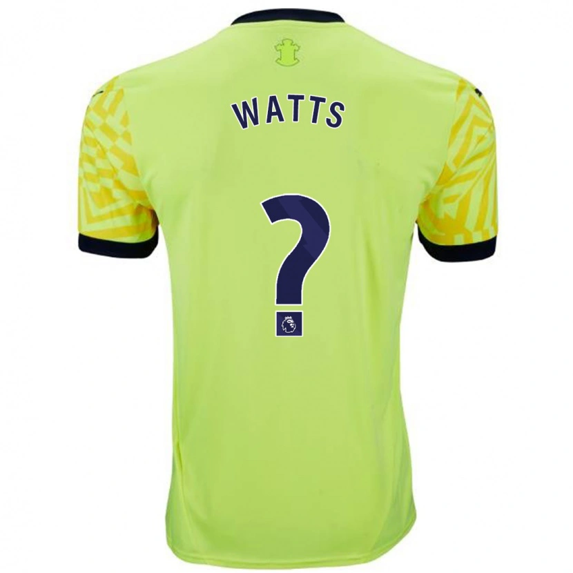 Danxen Kid Harry Watts #0 Yellow Away Jersey 2024/25 T-Shirt