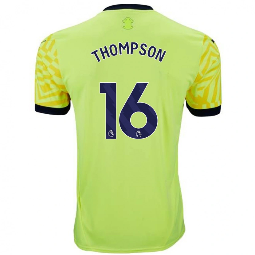 Danxen Kid Emma Thompson #16 Yellow Away Jersey 2024/25 T-Shirt