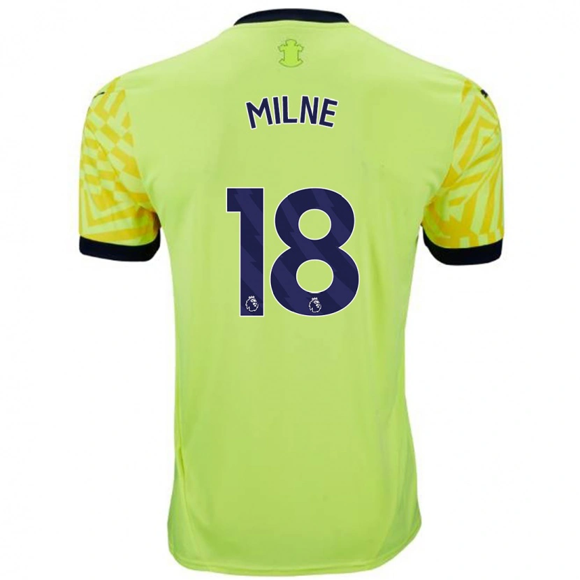 Danxen Kid Izzy Milne #18 Yellow Away Jersey 2024/25 T-Shirt