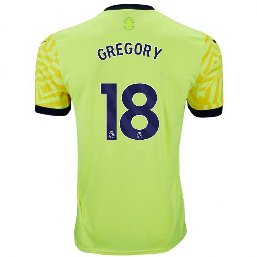 Danxen Kid Freya Gregory #18 Yellow Away Jersey 2024/25 T-Shirt