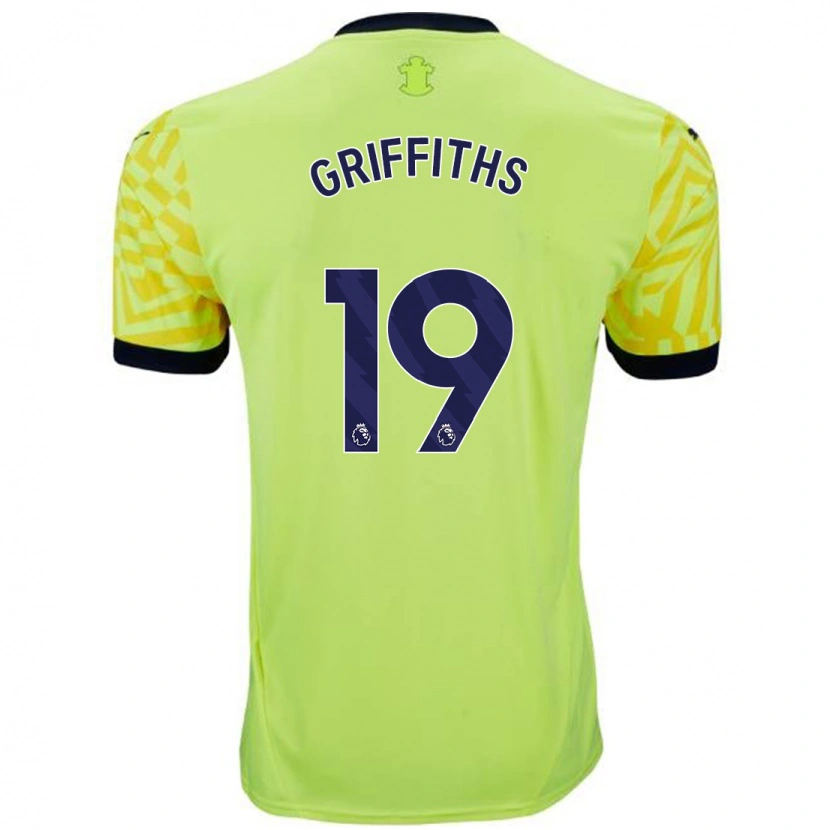 Danxen Kid Alice Griffiths #19 Yellow Away Jersey 2024/25 T-Shirt