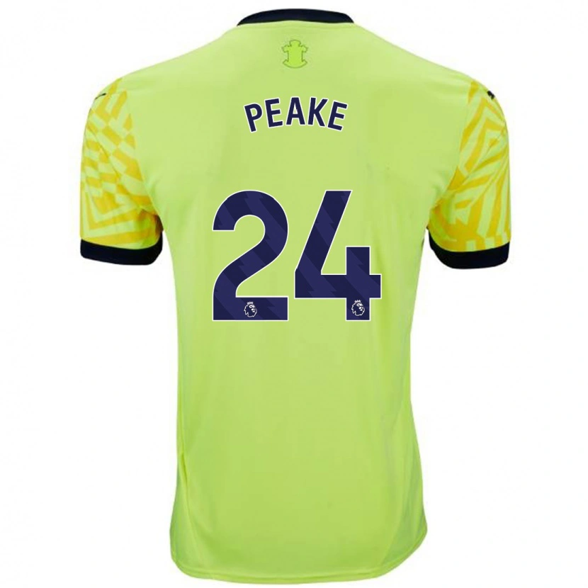 Danxen Kid Paige Peake #24 Yellow Away Jersey 2024/25 T-Shirt