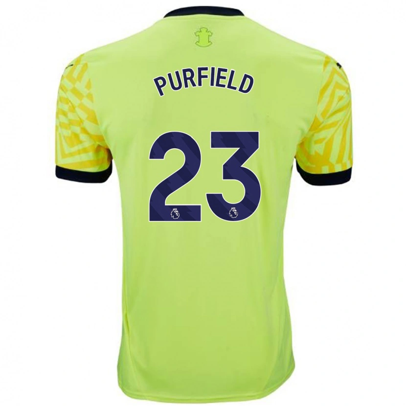 Danxen Kid Jemma Elizabeth Purfield #23 Yellow Away Jersey 2024/25 T-Shirt