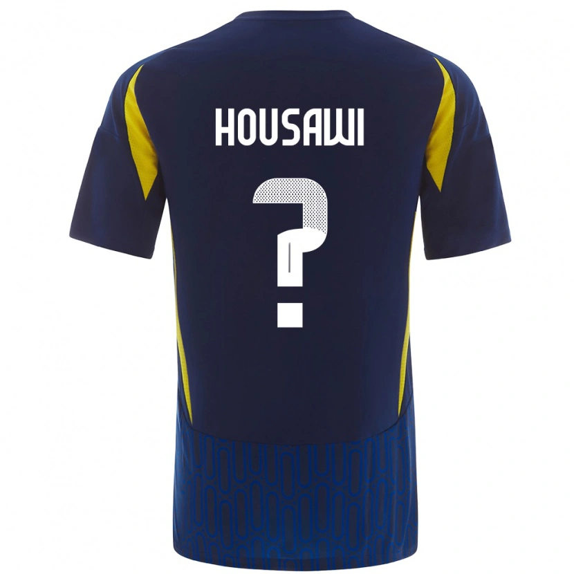 Danxen Kid Asser Housawi #0 Blue Yellow Away Jersey 2024/25 T-Shirt