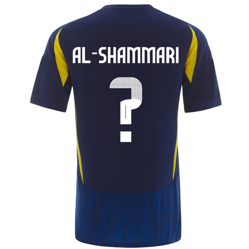 Danxen Kid Mansour Al-Shammari #0 Blue Yellow Away Jersey 2024/25 T-Shirt