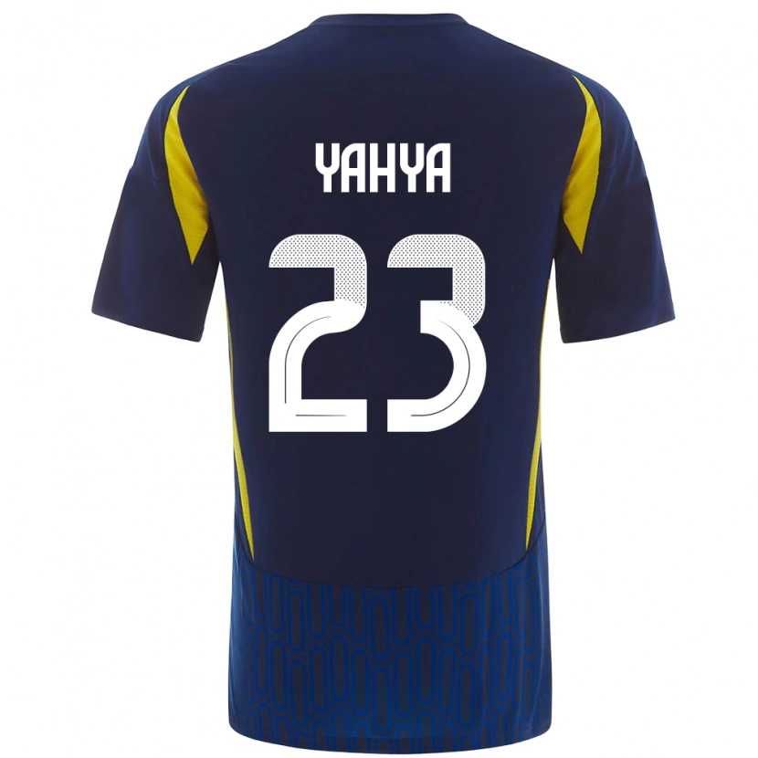 Danxen Kid Ayman Yahya #23 Blue Yellow Away Jersey 2024/25 T-Shirt