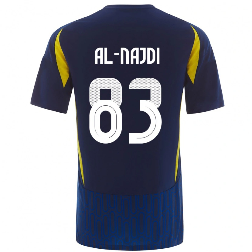 Danxen Kid Salem Al-Najdi #83 Blue Yellow Away Jersey 2024/25 T-Shirt