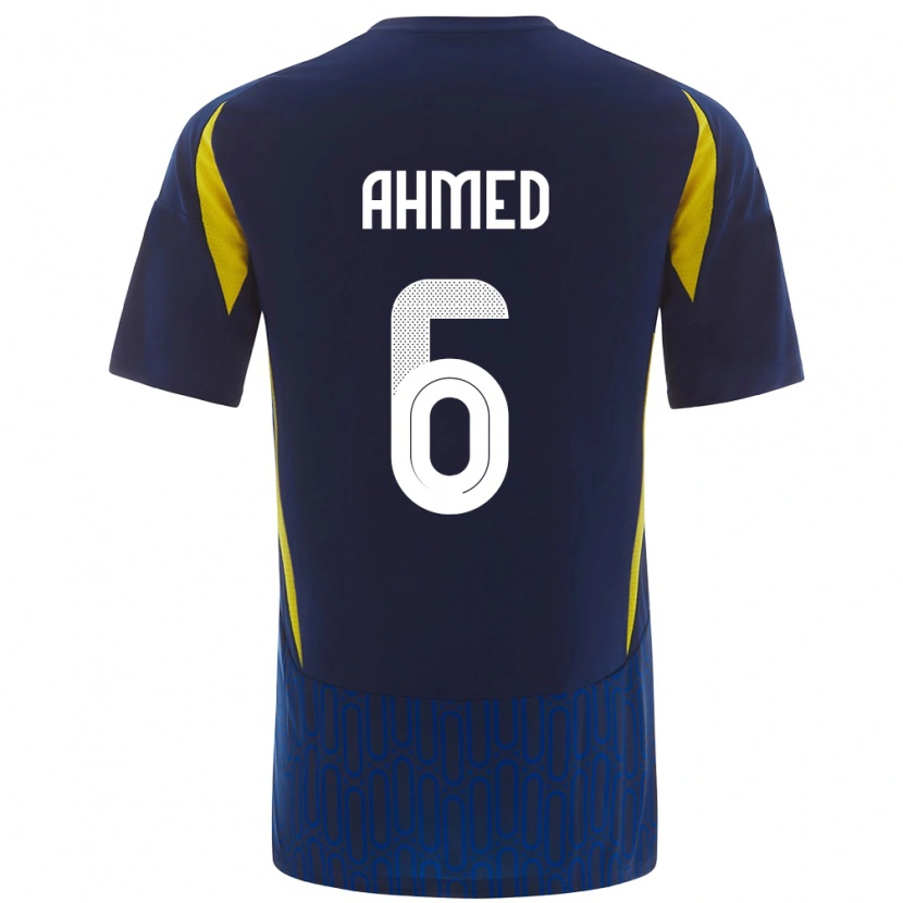 Danxen Kid Aseel Ahmed #6 Blue Yellow Away Jersey 2024/25 T-Shirt