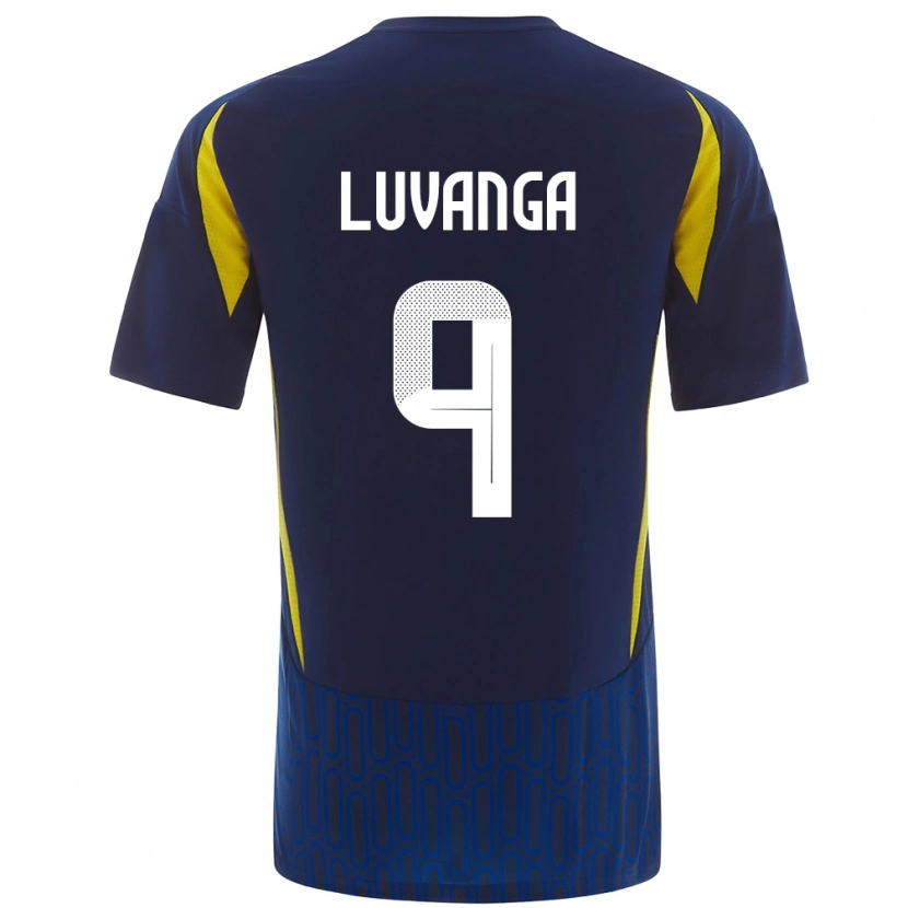 Danxen Kid Clara Luvanga #9 Blue Yellow Away Jersey 2024/25 T-Shirt