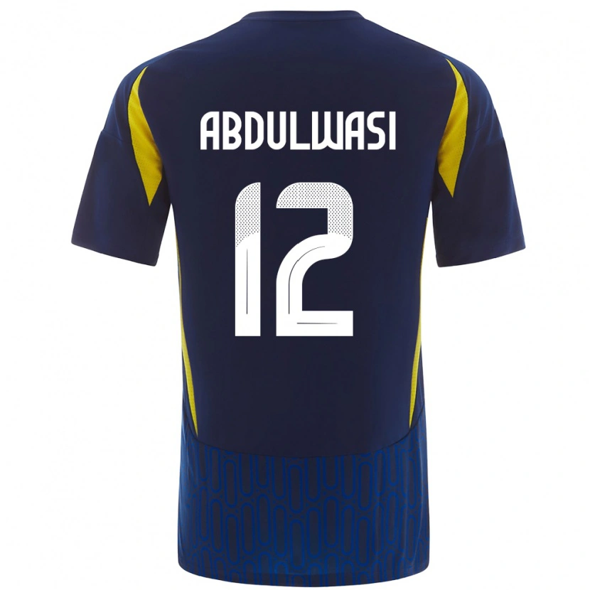 Danxen Kid Dalal Abdulwasi #12 Blue Yellow Away Jersey 2024/25 T-Shirt