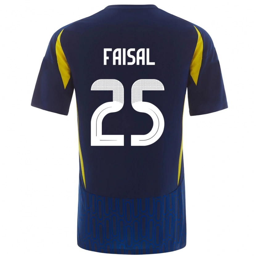 Danxen Kid Samira Faisal #25 Blue Yellow Away Jersey 2024/25 T-Shirt