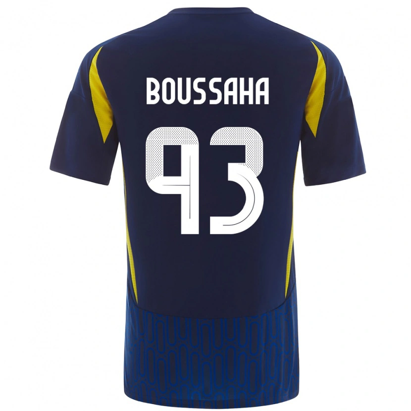 Danxen Kid Lina Boussaha #93 Blue Yellow Away Jersey 2024/25 T-Shirt