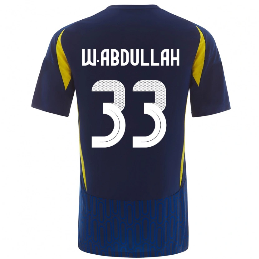 Danxen Kid Waleed Abdullah #33 Blue Yellow Away Jersey 2024/25 T-Shirt