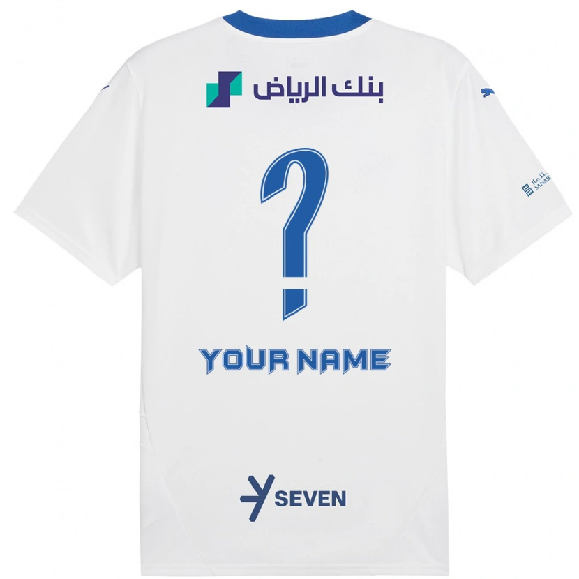 Danxen Kid Your Name #0 White Blue Away Jersey 2024/25 T-Shirt