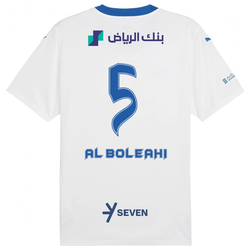 Danxen Kid Ali Al-Bulayhi #5 White Blue Away Jersey 2024/25 T-Shirt