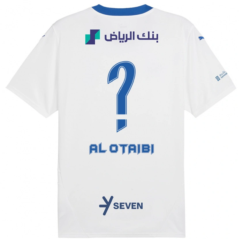 Danxen Kid Majd Al-Otaibi #0 White Blue Away Jersey 2024/25 T-Shirt