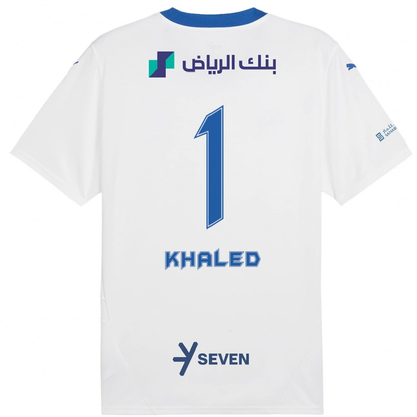 Danxen Kid Nawal Khaled #1 White Blue Away Jersey 2024/25 T-Shirt