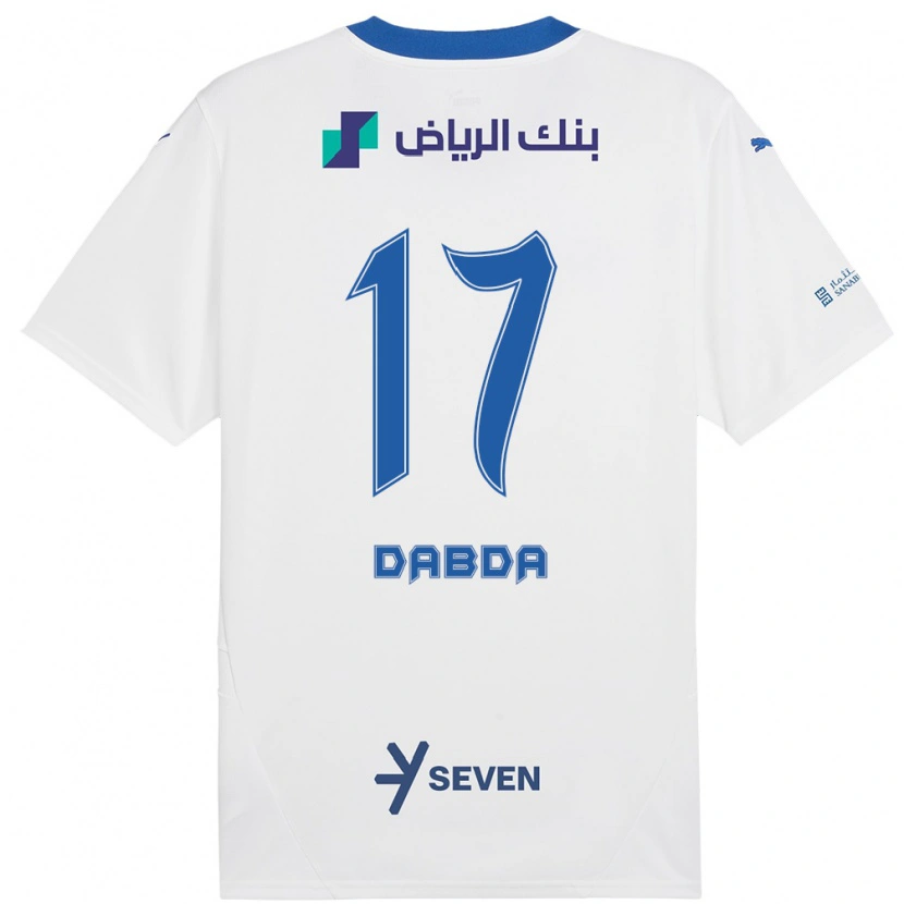 Danxen Kid Claudia Dabda #17 White Blue Away Jersey 2024/25 T-Shirt