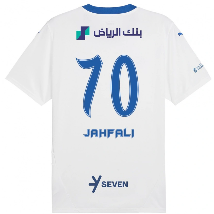 Danxen Kid Mohammed Jahfali #70 White Blue Away Jersey 2024/25 T-Shirt