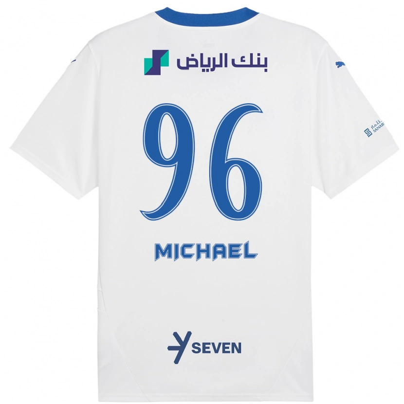 Danxen Kid Michael #96 White Blue Away Jersey 2024/25 T-Shirt