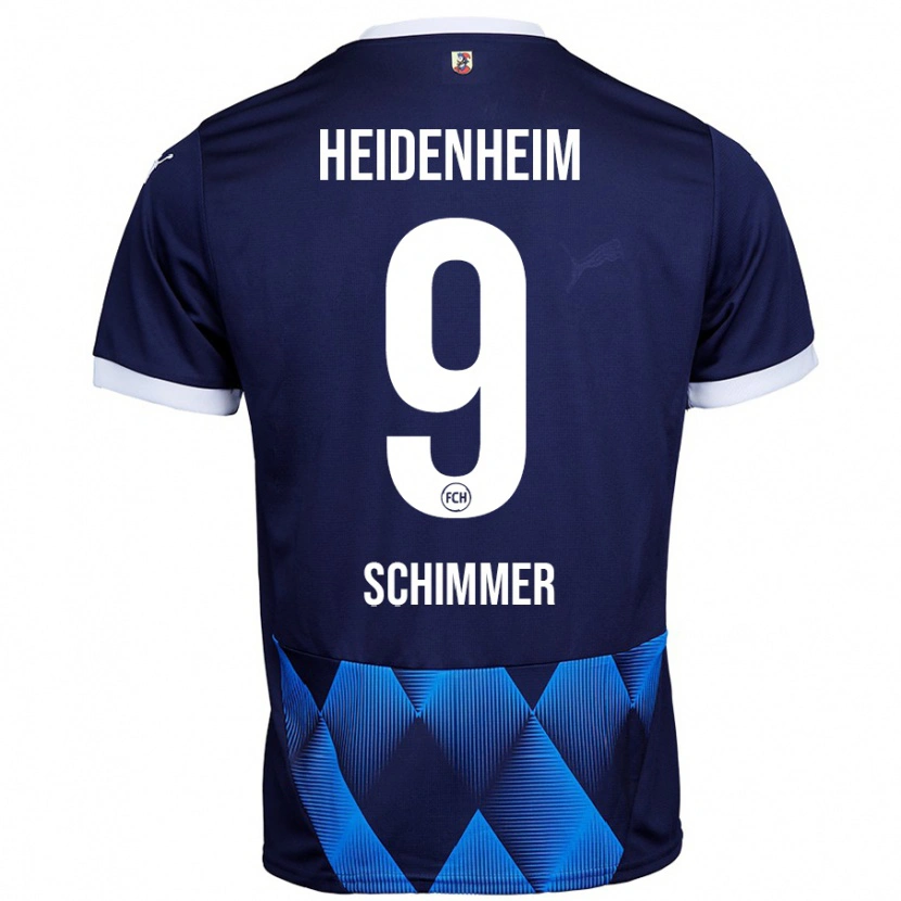 Danxen Kid Stefan Schimmer #9 Dark Navy Blue Away Jersey 2024/25 T-Shirt