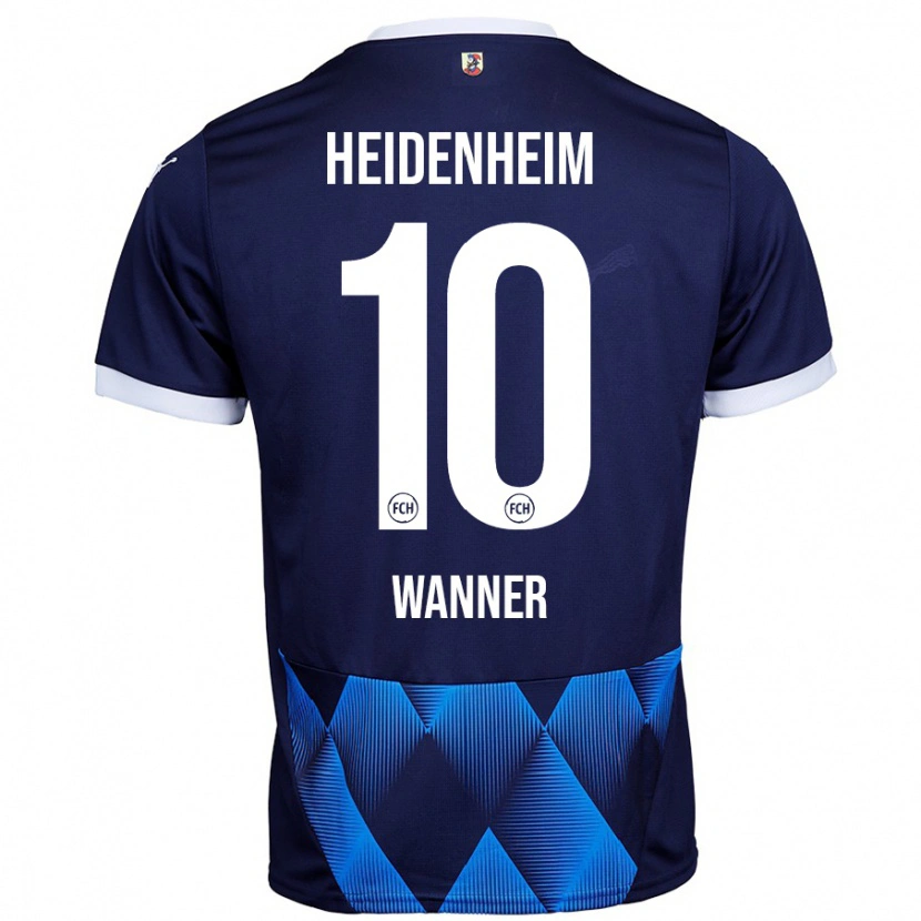 Danxen Kid Paul Wanner #10 Dark Navy Blue Away Jersey 2024/25 T-Shirt