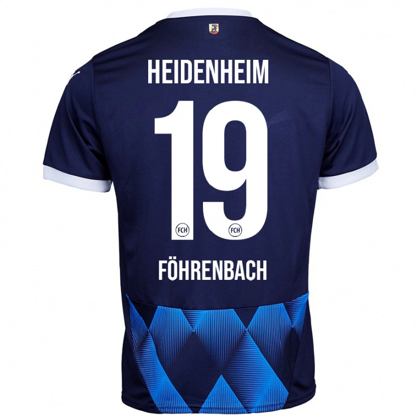 Danxen Kid Jonas Föhrenbach #19 Dark Navy Blue Away Jersey 2024/25 T-Shirt