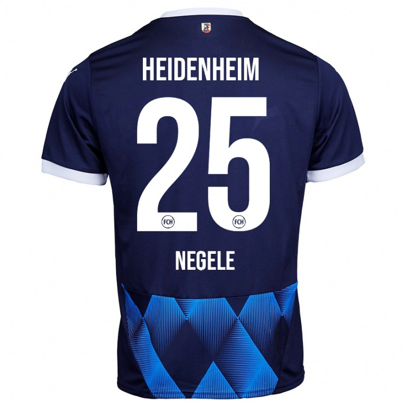 Danxen Kid Christopher Negele #25 Dark Navy Blue Away Jersey 2024/25 T-Shirt