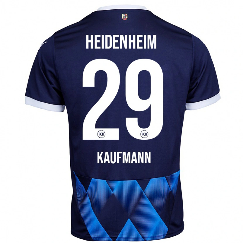 Danxen Kid Mikkel Kaufmann #29 Dark Navy Blue Away Jersey 2024/25 T-Shirt