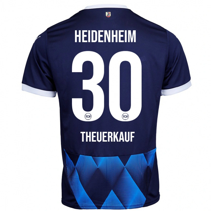 Danxen Kid Norman Theuerkauf #30 Dark Navy Blue Away Jersey 2024/25 T-Shirt