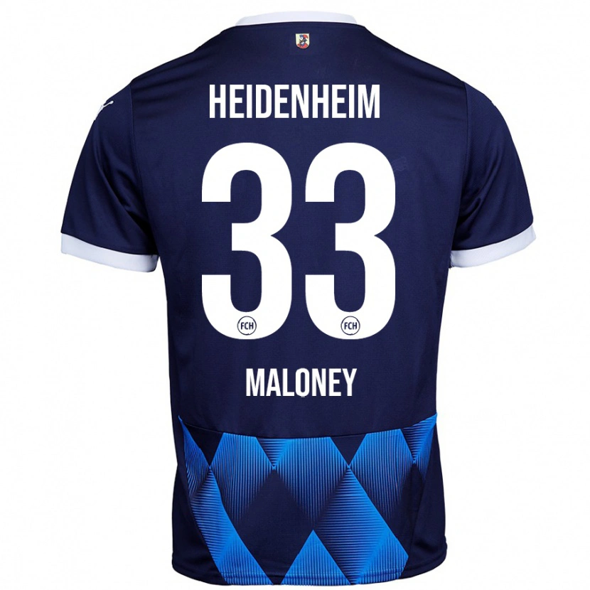 Danxen Kid Lennard Maloney #33 Dark Navy Blue Away Jersey 2024/25 T-Shirt