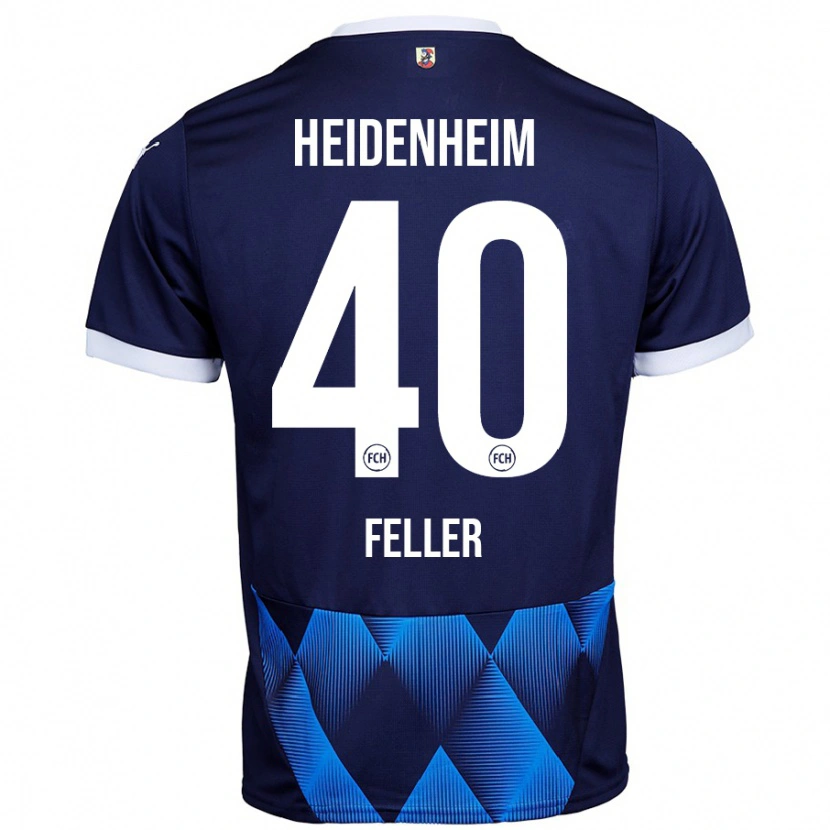 Danxen Kid Frank Feller #40 Dark Navy Blue Away Jersey 2024/25 T-Shirt