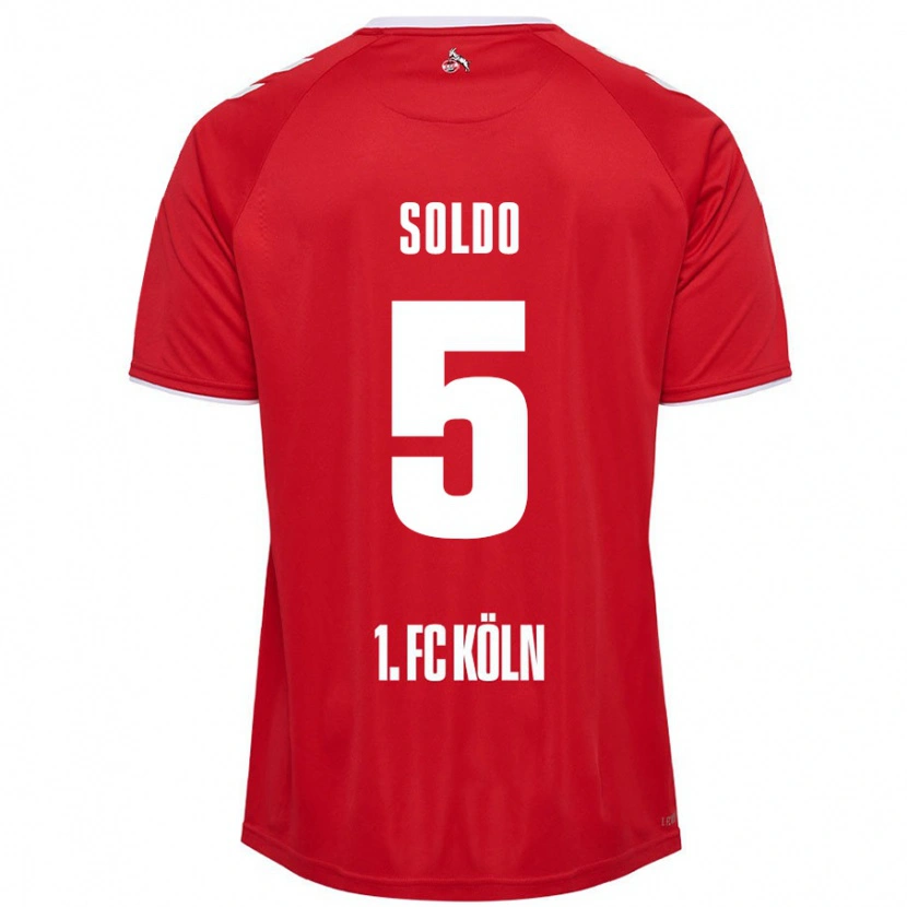 Danxen Kid Nikola Soldo #5 Red White Away Jersey 2024/25 T-Shirt