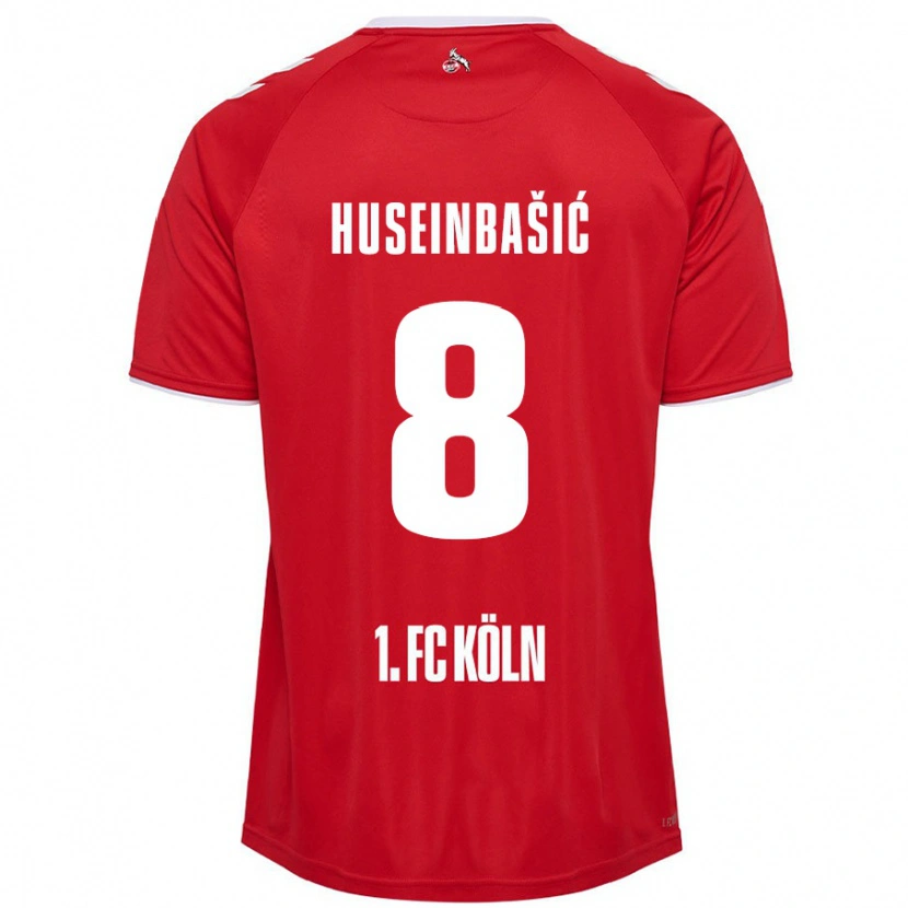 Danxen Kid Denis Huseinbasic #8 Red White Away Jersey 2024/25 T-Shirt