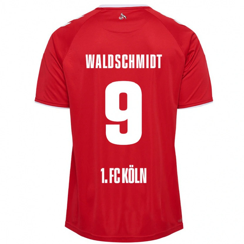 Danxen Kid Luca Waldschmidt #9 Red White Away Jersey 2024/25 T-Shirt