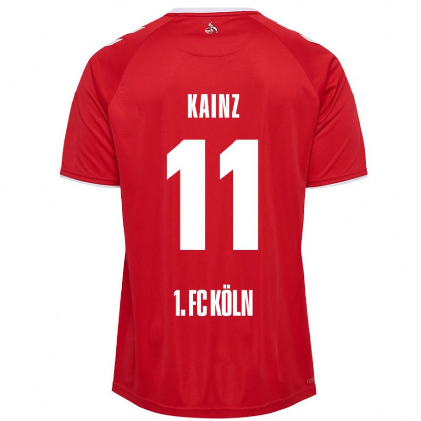 Danxen Kid Florian Kainz #11 Red White Away Jersey 2024/25 T-Shirt