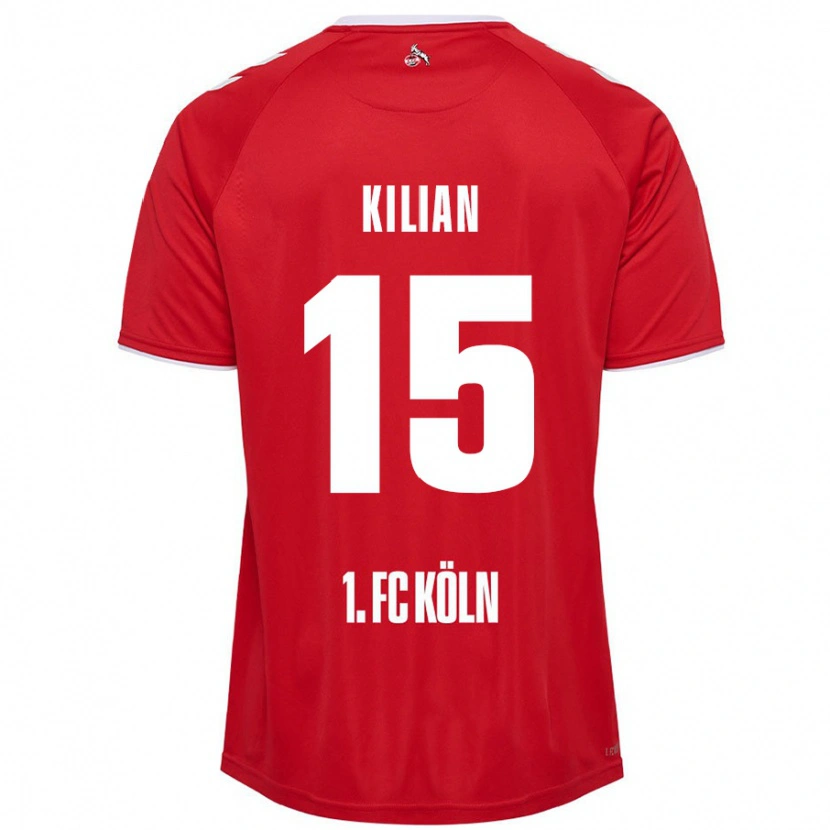 Danxen Kid Luca Kilian #15 Red White Away Jersey 2024/25 T-Shirt