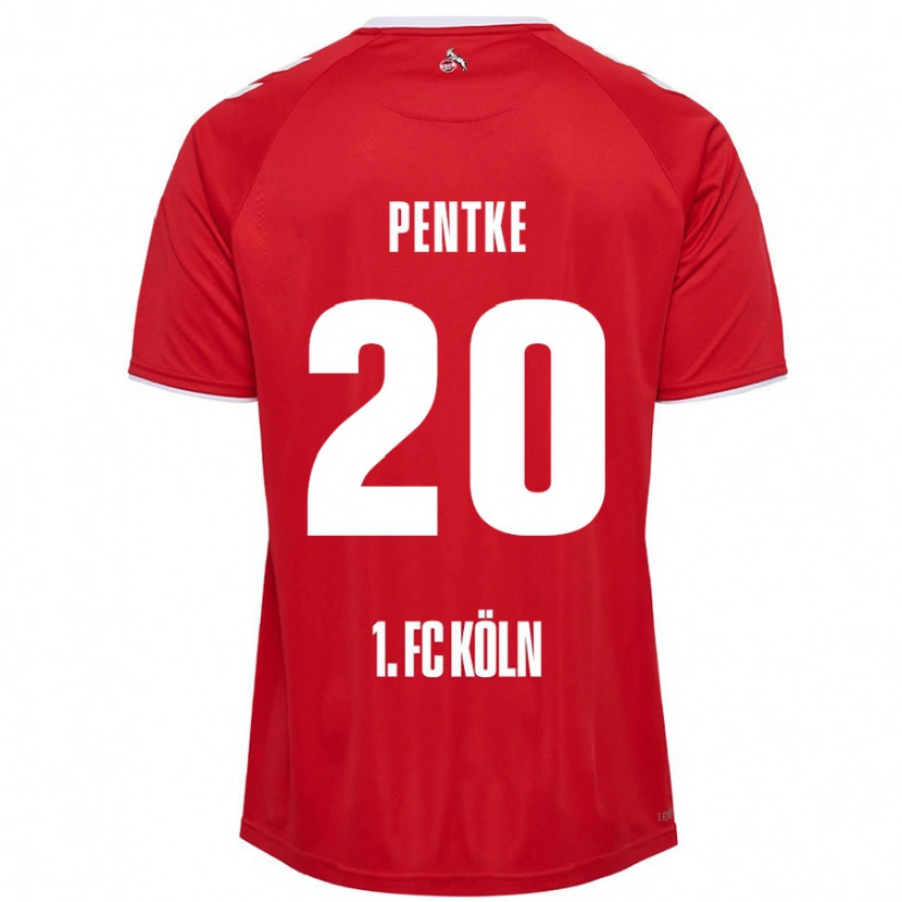 Danxen Kid Philipp Pentke #20 Red White Away Jersey 2024/25 T-Shirt